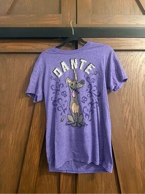 🐕 Disney Pixar Coco Dante T-Shirt Sz M — Purple Heather — Disney Parks EUC
